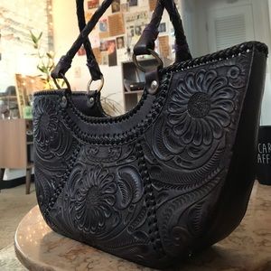 Alexandro Yeo Handmade Purple Shoulderbag